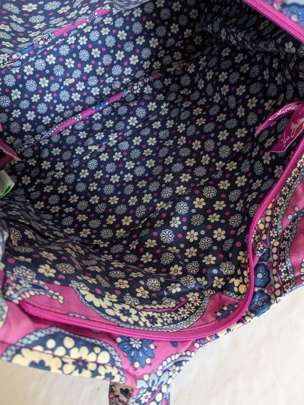 Vera Bradley Boysenberry Tote Bag - Picture 13 of 15